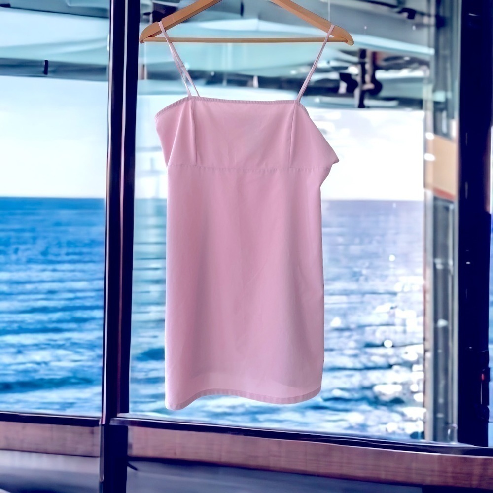 FREE People chemise, size XS, adjustable straps, missing one button on the side